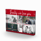 お父さんと子供と家族のパパコラージュ フォトブロック (右)