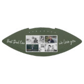 お父さんと子供と家族のパパ写真コラージュ アメリカンフットボール (パネル)