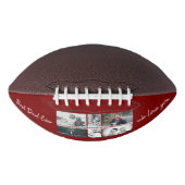 お父さんと子供と家族のパパ写真コラージュ アメリカンフットボール (正面)