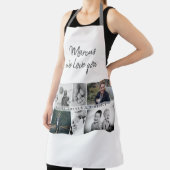 お父さんと子供と家族のパパ写真コラージュ エプロン (インサイチュ)