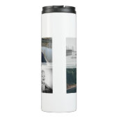 お父さんと子供と家族のパパ写真コラージュ タンブラー (裏面)