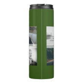 お父さんと子供と家族のパパ写真コラージュ タンブラー (裏面)