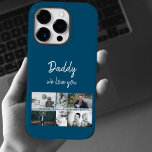 お父さんと子供と家族のパパ写真コラージュ Case-Mate iPhone 14 PROケース<br><div class="desc">お父さんと子供と家族のパパ写真コラージュiPhoneケース。6枚の写真のコラージュ父の、トレンディーの白いスクリプトに甘いメッセージの名前と写真をオーバーレイする子供の名前。6枚の家族お気に入りの写真を追加。パパ、新しい父や祖父のための甘い記念の酒と誕生日のための贈り物、父の日またはクリスマス。</div>