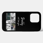 お父さんと子供と家族のパパ写真コラージュ Case-Mate iPhoneケース (裏面 (横))