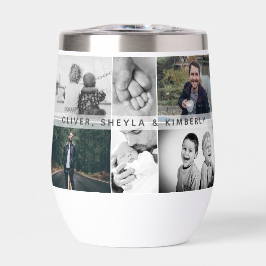 お父さんと子供と家族パパ6 Photo Collage (正面)