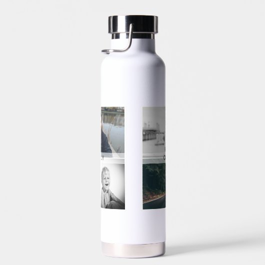お父さんと子供と家族パパ6 Photo Collage ウォーターボトル (右面)