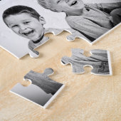 お父さんと子供と家族パパ6 Photo Collage ジグソーパズル (側面)