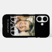 お父さんになった記念日フォト 最小限のデザインの父の日ギフト Case-Mate iPhoneケース (裏面 (横))