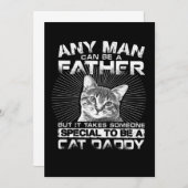 お父さんになれる人は誰でも猫のパパへの贈り物 案内状 (正面/裏面)