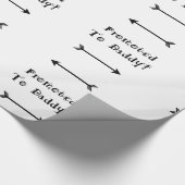 -お父さんに促進される採用して下さい養育関係-新しいパパ ラッピングペーパー (角)