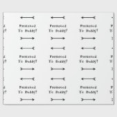 -お父さんに促進される採用して下さい養育関係-新しいパパ ラッピングペーパー (フラット)