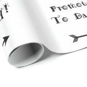 -お父さんに促進される採用して下さい養育関係-新しいパパ ラッピングペーパー (ロールコーナー)