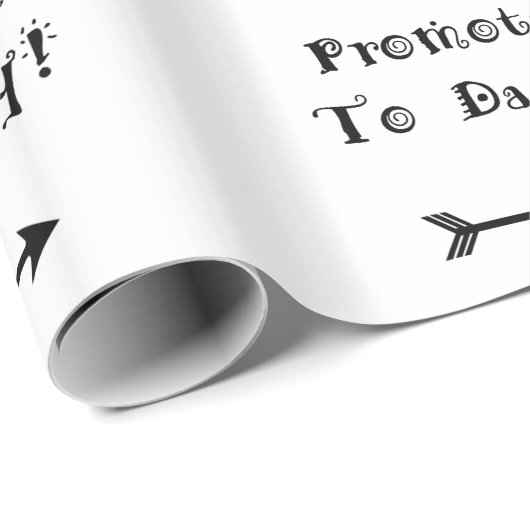 -お父さんに促進される採用して下さい養育関係-新しいパパ ラッピングペーパー (ロールコーナー)