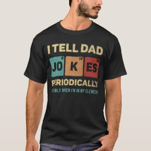 お父さんに時々ダジャレを言う 面白い父の日 Tシャツ