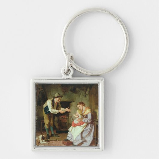 お父さんに来られる キーホルダー (正面)