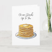 お父さんに負ける人はいない | ハッピー ファーザーズ デー カード (正面)