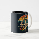 お父さんに贈る面白い父の日コーヒーマグ ツートーンマグカップ (正面右)