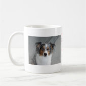 お父さんにKissMoyMoyを与えて下さい コーヒーマグカップ (左)