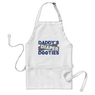 お父さんのおむつのDootiesのおもしろいなシャワーのギフト スタンダードエプロン