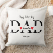 お父さんのお父さんのお子さんのお名前つき – クッション (ブランケット)