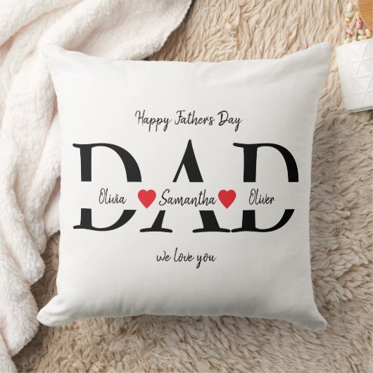 お父さんのお父さんのお子さんのお名前つき –  クッション (ブランケット)