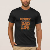 お父さんのためのハロウィンTシャツ Spooky Halloween Tshirt for Dads Tシャツ (正面)