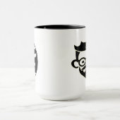 お父さんのための漫画のサッカーマグ マグカップ (中央)