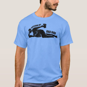 お父さんのような体型を作る ビール好きな人のための面白い父の日ギフト Tシャツ