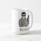 お父さんのように娘ああ家族のためのギフト コーヒーマグカップ (正面右)