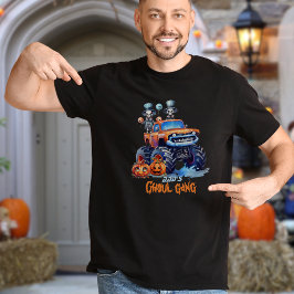 お父さんのガールギャング マッチングファミリーハロウィン Tシャツ