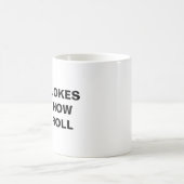 お父さんのジョークは私が目を回す理由 コーヒーマグカップ (中央)