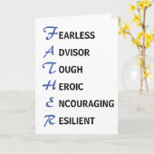 お父さんのデイカードの意味 カード (黄色い花)