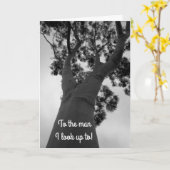 お父さんのデイカードを強く見上げる カード (黄色い花)