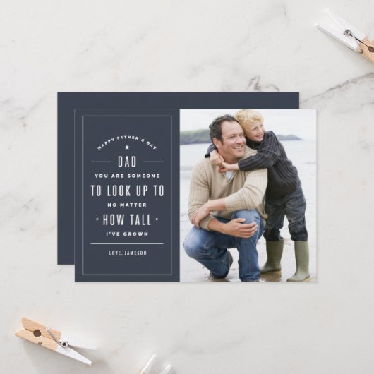 お父さんのデイカードを調べる カード (正面/裏面インサイチュ)