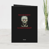 お父さんのデイカードユーモアのセンス カード (裏面)