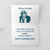 お父さんのデイカード サンキューカード (内部)