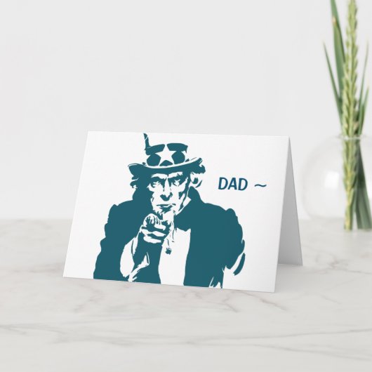 お父さんのデイカード サンキューカード (正面)