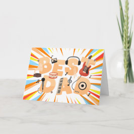 お父さんのプレイリスト – 音楽と父性へのトリビュート カード