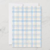 お父さんのベビーシャワーの招待状のためのおむつ 招待状 (裏面)