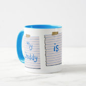 お父さんのマグのための愛ノート マグカップ (正面左)