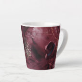 お父さんのムーディーな音楽 アイガーベ紫 フェドーラ セラミック ラテ マグ (右アングル)