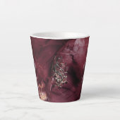 お父さんのムーディーな音楽 アイガーベ紫 フェドーラ セラミック ラテ マグ (正面)