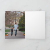 お父さんの写真のグリーティングカード カード (内部)