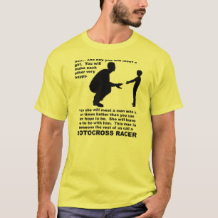 お父さんの助言 モトクロス ダートバイク レース ジョーク Tシャツ