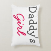 お父さんの女の子の枕 アクセントクッション (正面(垂直))