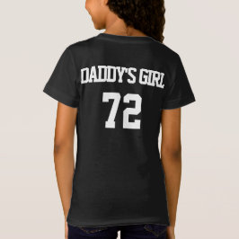 お父さんの女の子72の娘のお父さん及び私女の子のワイシャツ Tシャツ