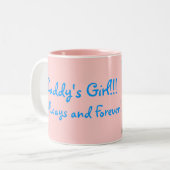 お父さんの女の子 ツートーンマグカップ (正面左)