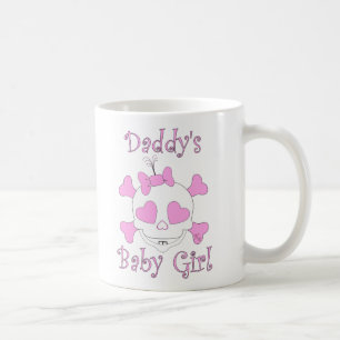 お父さんの女の赤ちゃんのスカルのマグ コーヒーマグカップ