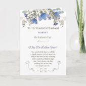 お父さんの好きな名前の付いた日 カード (正面)