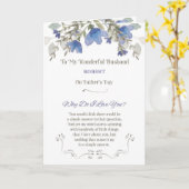 お父さんの好きな名前の付いた日 カード (黄色い花)